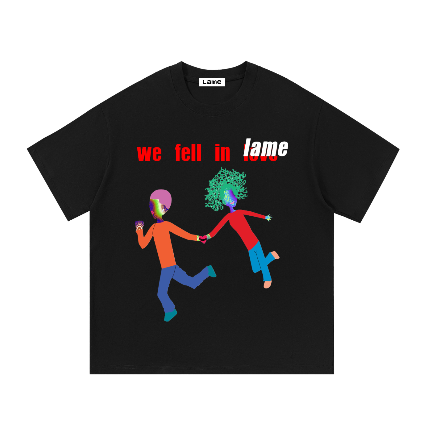 WE FELL IN LAME TEE