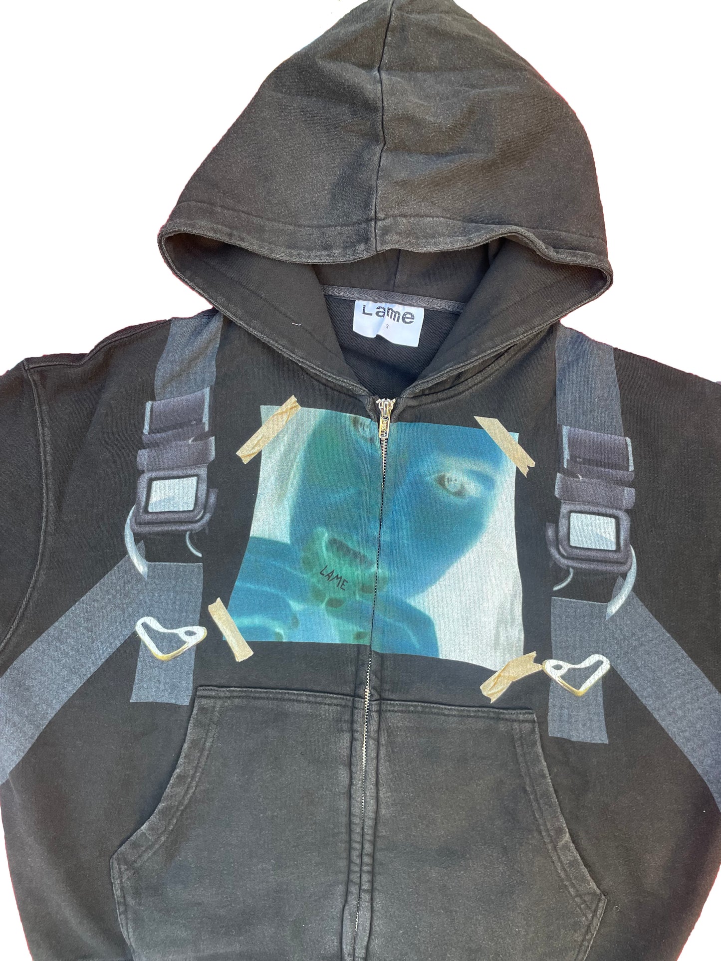 LAME LIP TATTOO ZIP UP